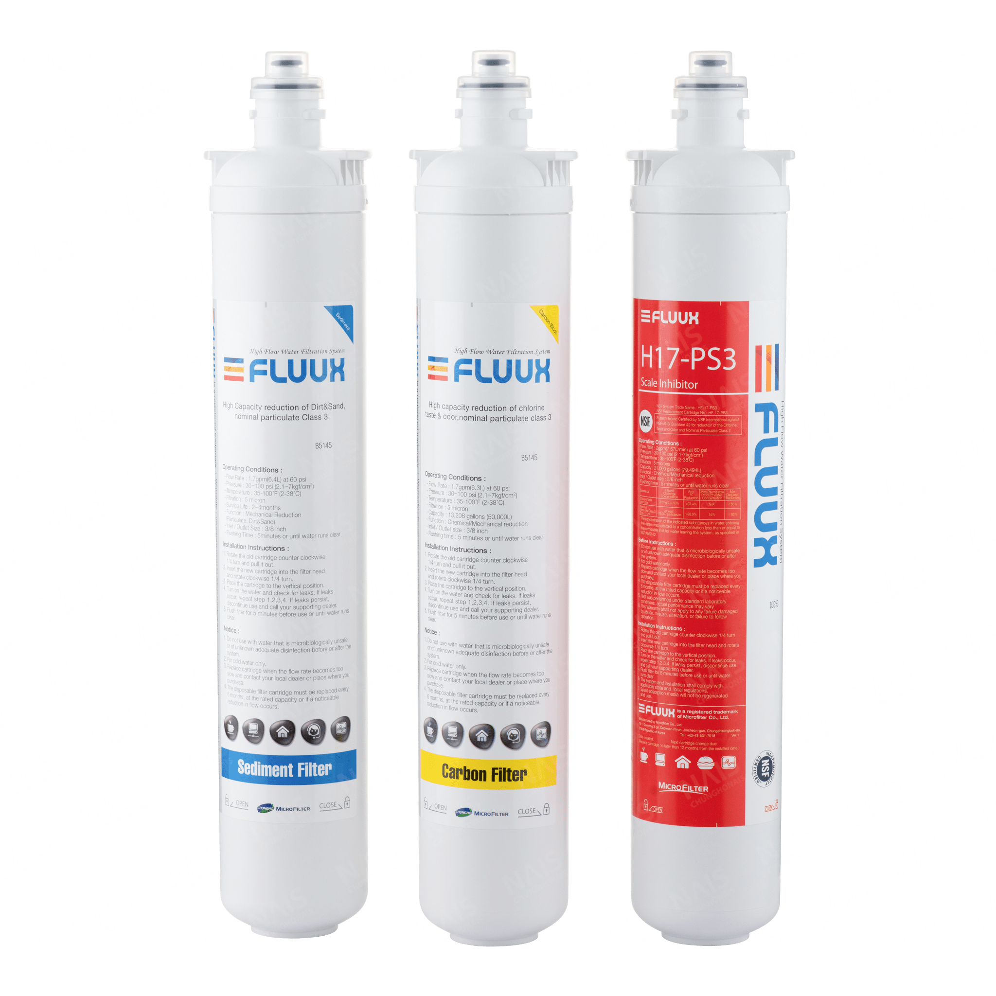 Bộ Lọc Đầu Nguồn ChungHo FLUUX 3 – Hệ Thống Lọc 3 Cấp - Ảnh 4
